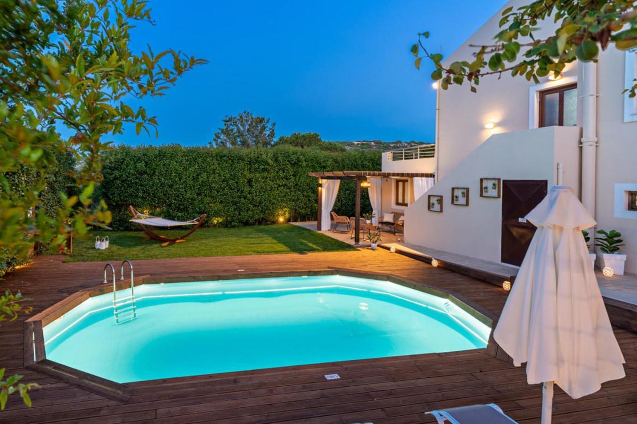 Villa Ellovos With Private Pool Rethymno Exteriör bild