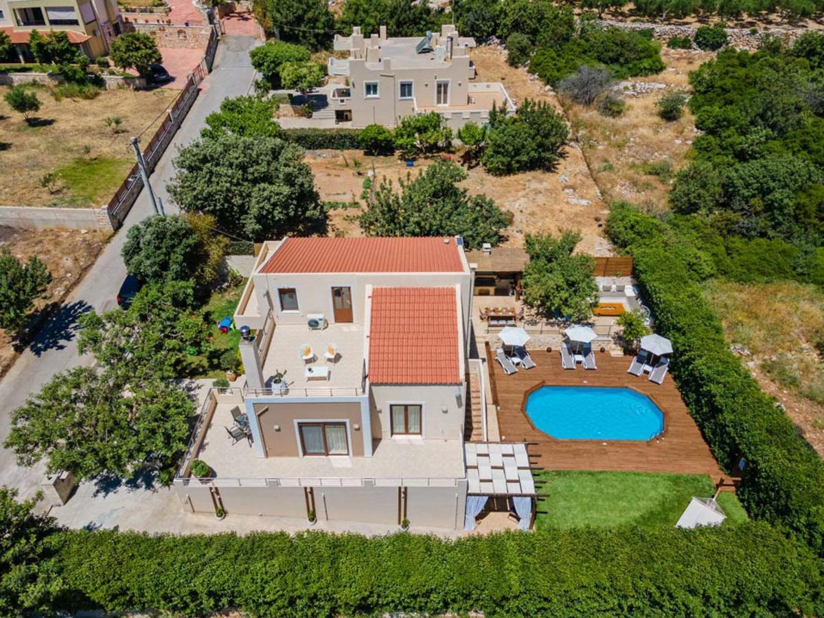 Villa Ellovos With Private Pool Rethymno Exteriör bild