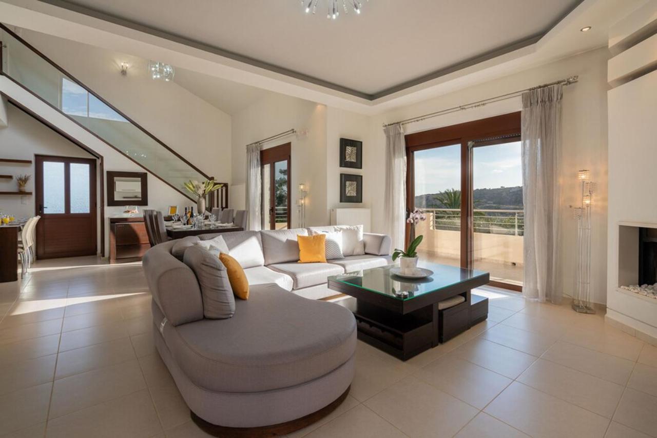 Villa Ellovos With Private Pool Rethymno Exteriör bild