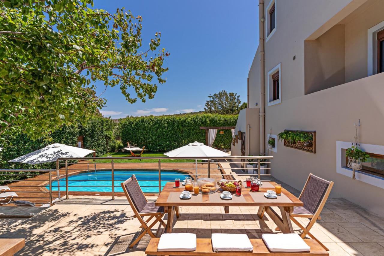 Villa Ellovos With Private Pool Rethymno Exteriör bild