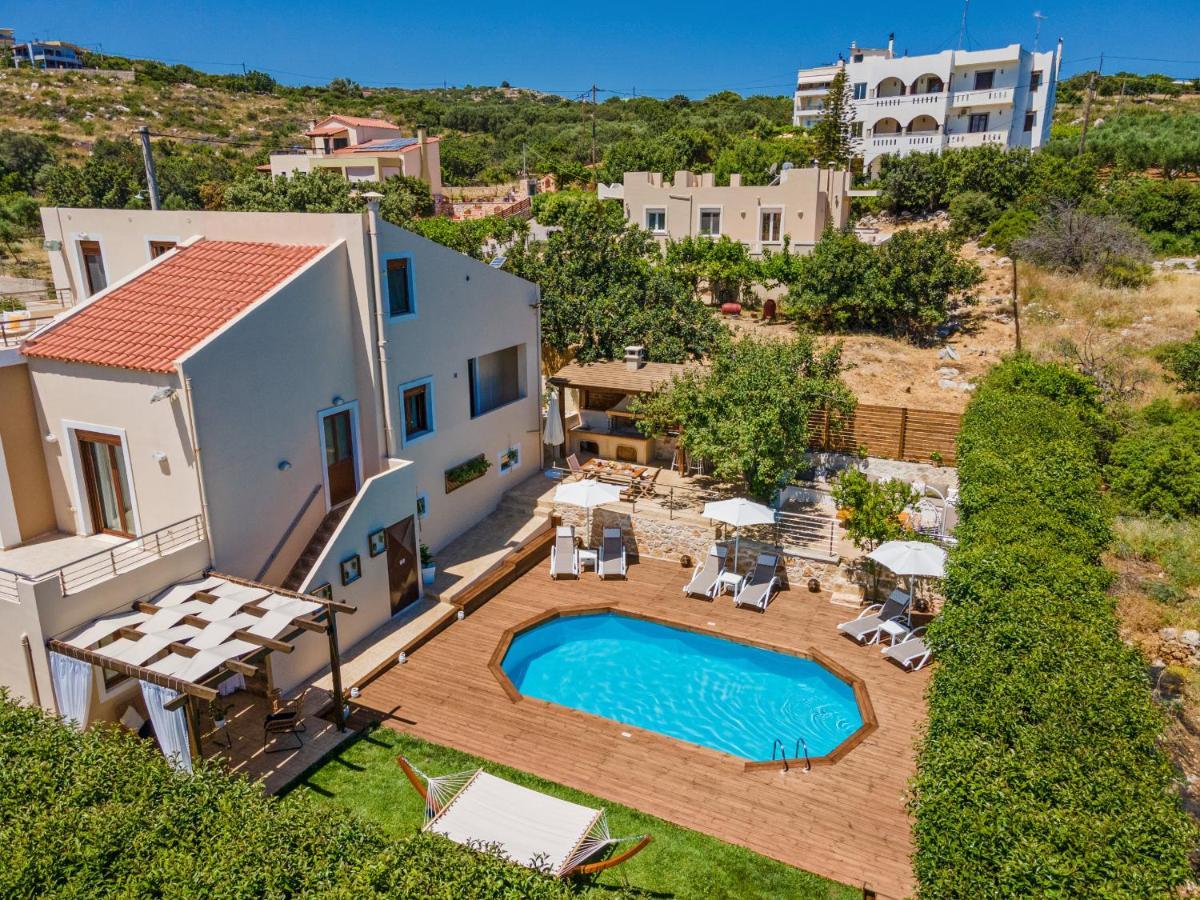 Villa Ellovos With Private Pool Rethymno Exteriör bild